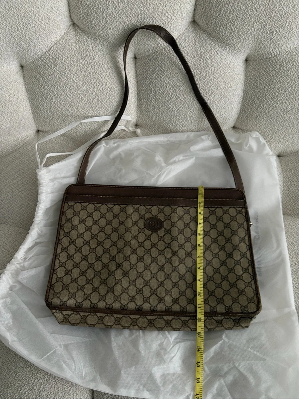 Vintage 1980s Gucci GG Supreme Portfolio / Briefcase